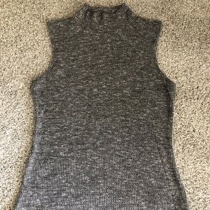 Ribbed turtle neck top